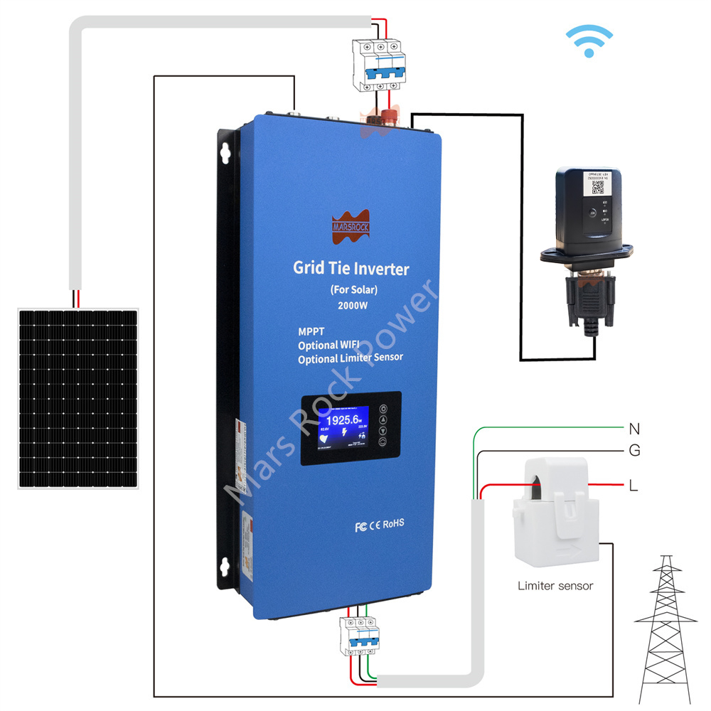 2000W 2 Phase 240V Solar Inver - Grid Tie Inverter Limiter 2000W review and price